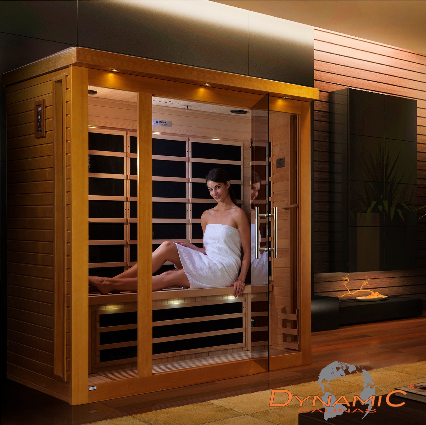 ***Retired in 2018*** Dynamic "Florence" 3 Person Low EMF Far IR Sauna (DYN-6315-01)