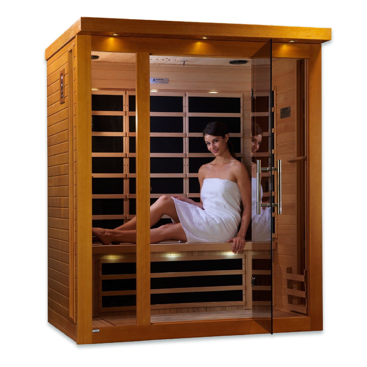 ***Retired in 2018*** Dynamic "Florence" 3 Person Low EMF Far IR Sauna (DYN-6315-01)