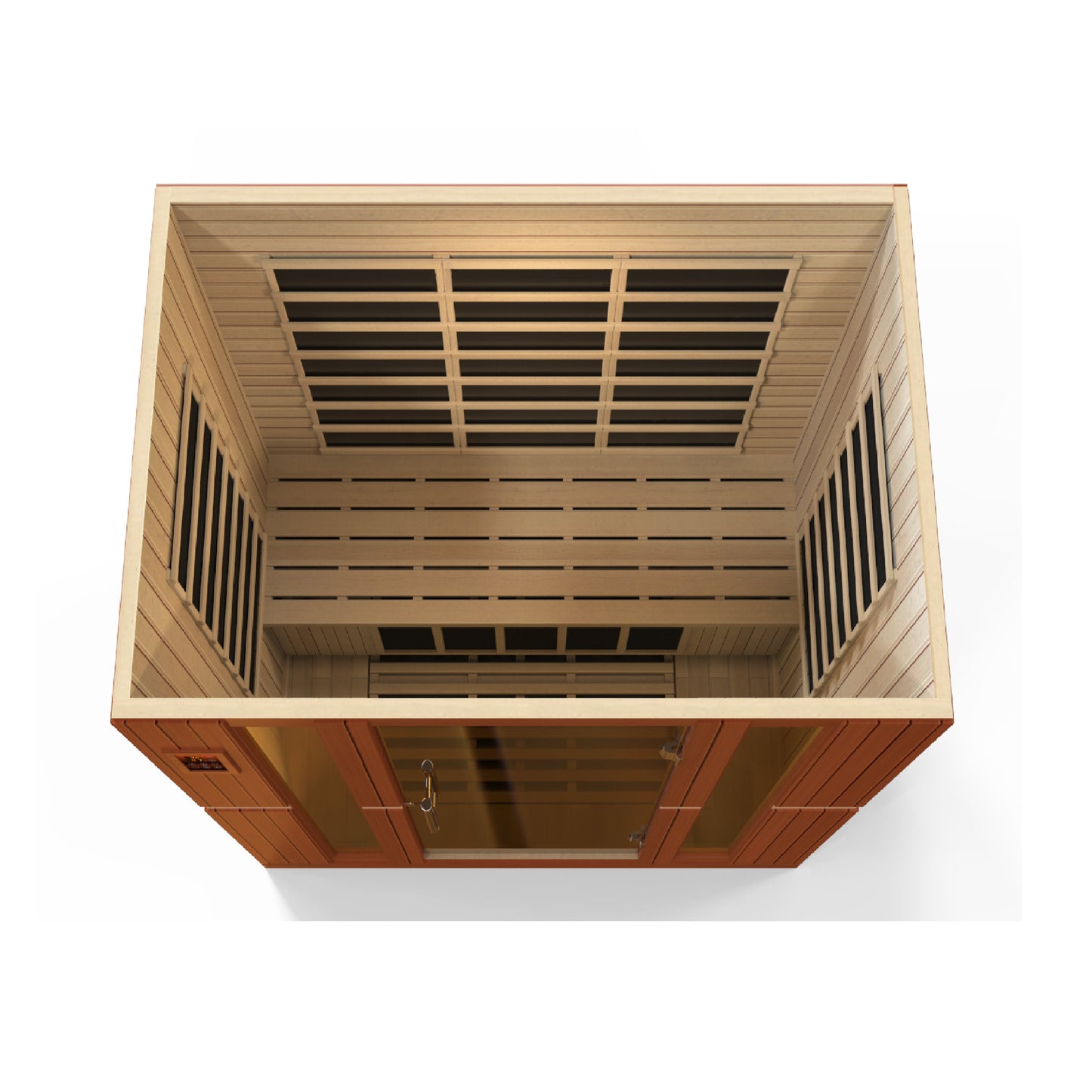 Dynamic "Bergamo" 4 Person Ultra Low EMF Far IR Sauna (DYN-6440-01 Elite)