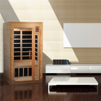 ***Retired in 2024*** Golden Designs 1-2 Person Low EMF Far IR Sauna (GDI-6106-01)