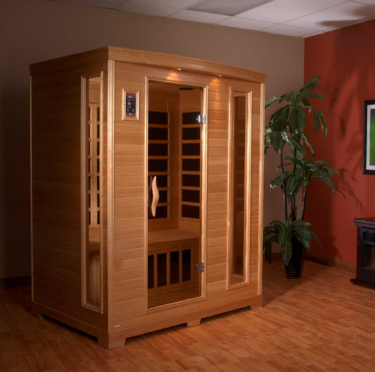 ***Retired in 2020*** Golden Designs 3 Person Low EMF Far IR Sauna (GDI-6444-01)