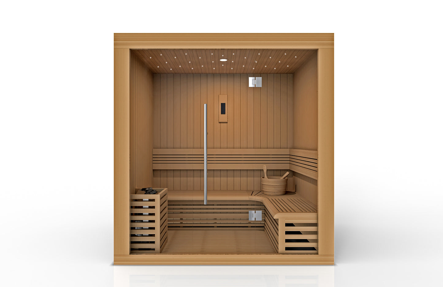 ***Retired in 2024***  Golden Designs "Copenhagen" 3 Person Traditional Sauna (GDI-7389-01)