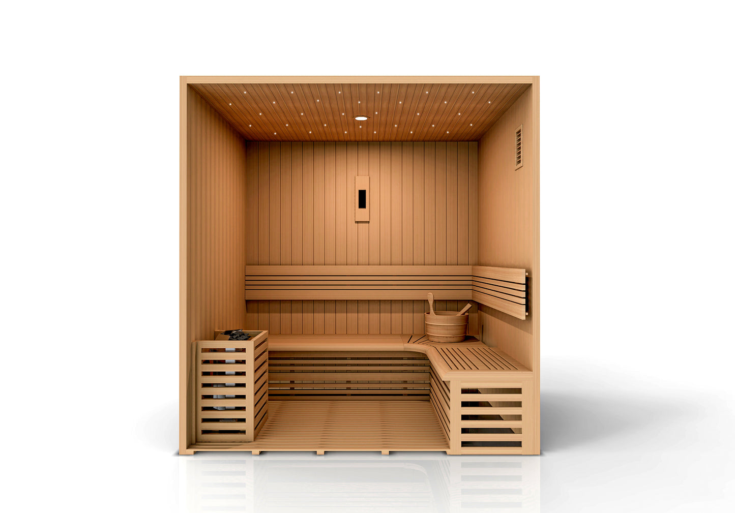 ***Retired in 2024***  Golden Designs "Copenhagen" 3 Person Traditional Sauna (GDI-7389-01)