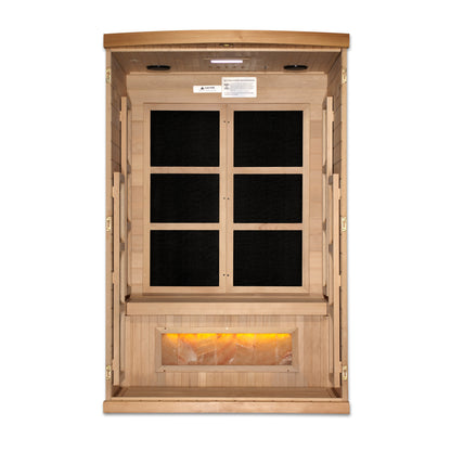 ***Retired in 2024*** Golden Designs "Hotel Edition" 2 Person Near Zero EMF with Himalayan Salt Bar (GDI-8020-H2)