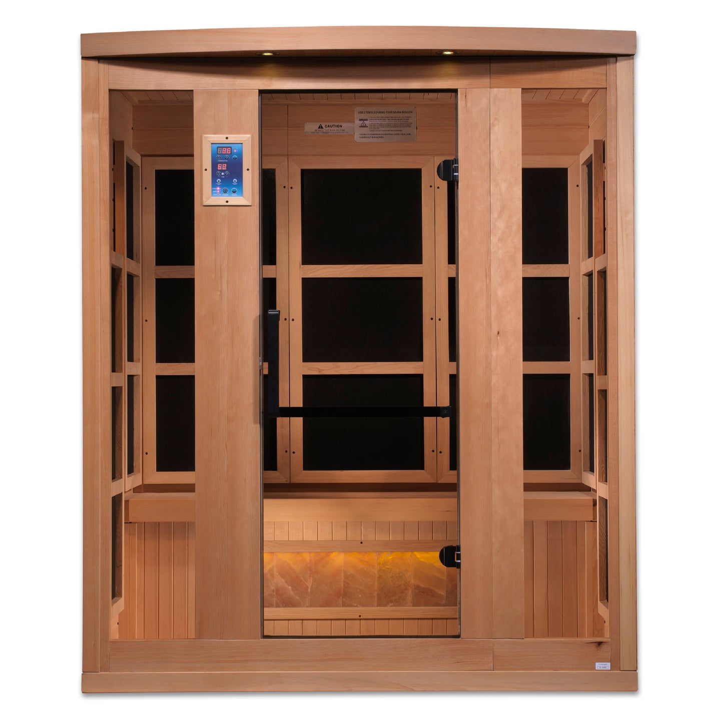 ***Retired in 2024*** Golden Designs "Hotel Edition" 3 Person Near Zero EMF with Himalayan Salt Bar (GDI-8030-H3)