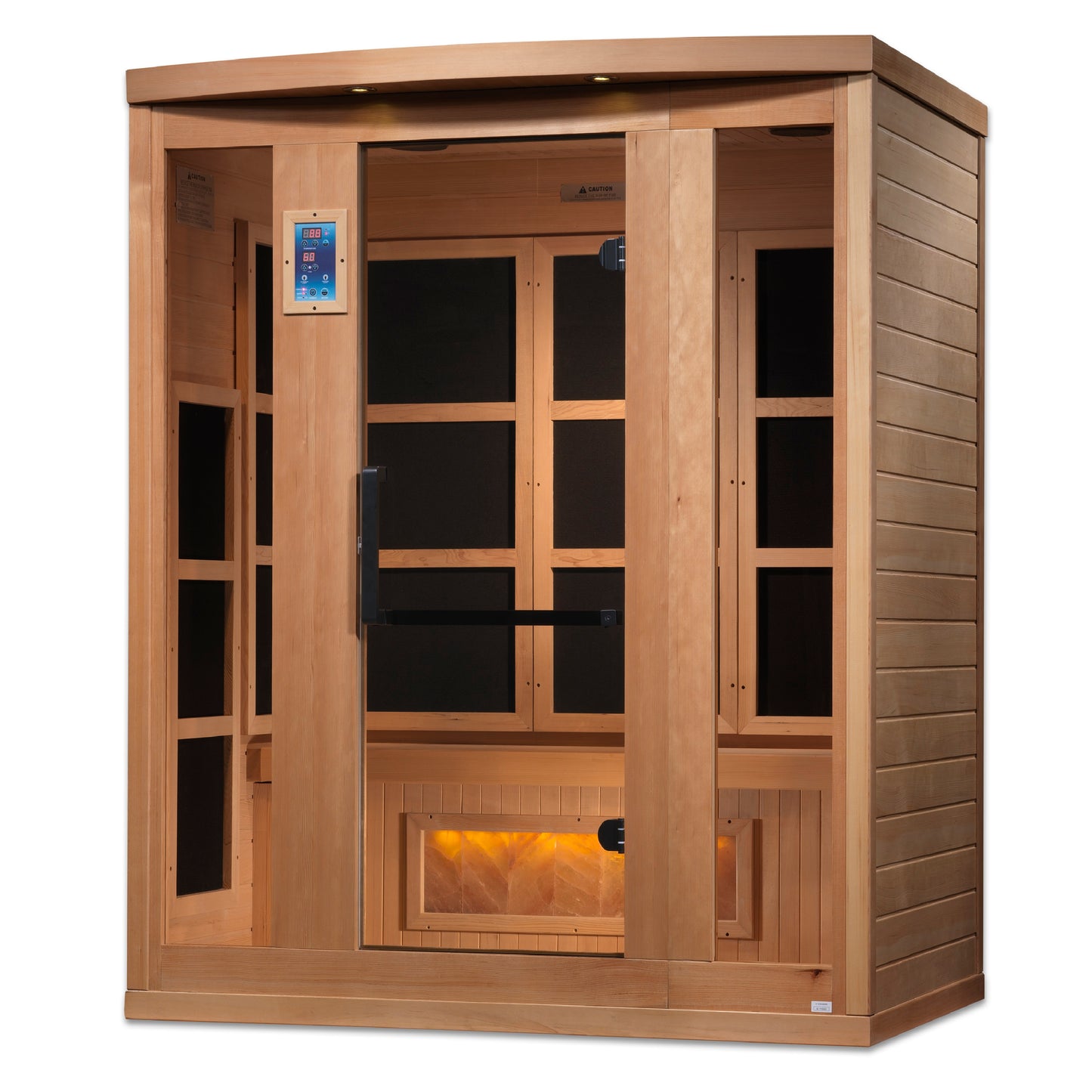 ***Retired in 2024*** Golden Designs "Hotel Edition" 3 Person Near Zero EMF with Himalayan Salt Bar (GDI-8030-H3)