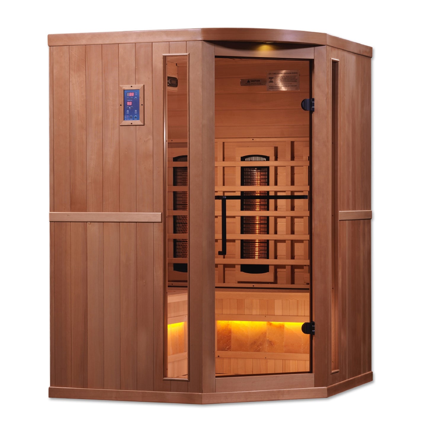 ***Retired in 2024*** Golden Designs "Reserve Edition" 3 Person Full Spectrum with Himalayan Salt Bar (GDI-8035-02)