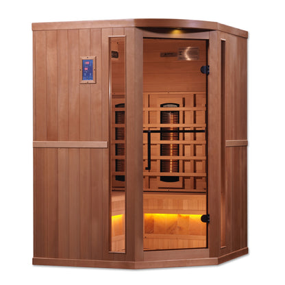 ***Retired in 2024*** Golden Designs "Reserve Edition" 3 Person Full Spectrum with Himalayan Salt Bar (GDI-8035-02)