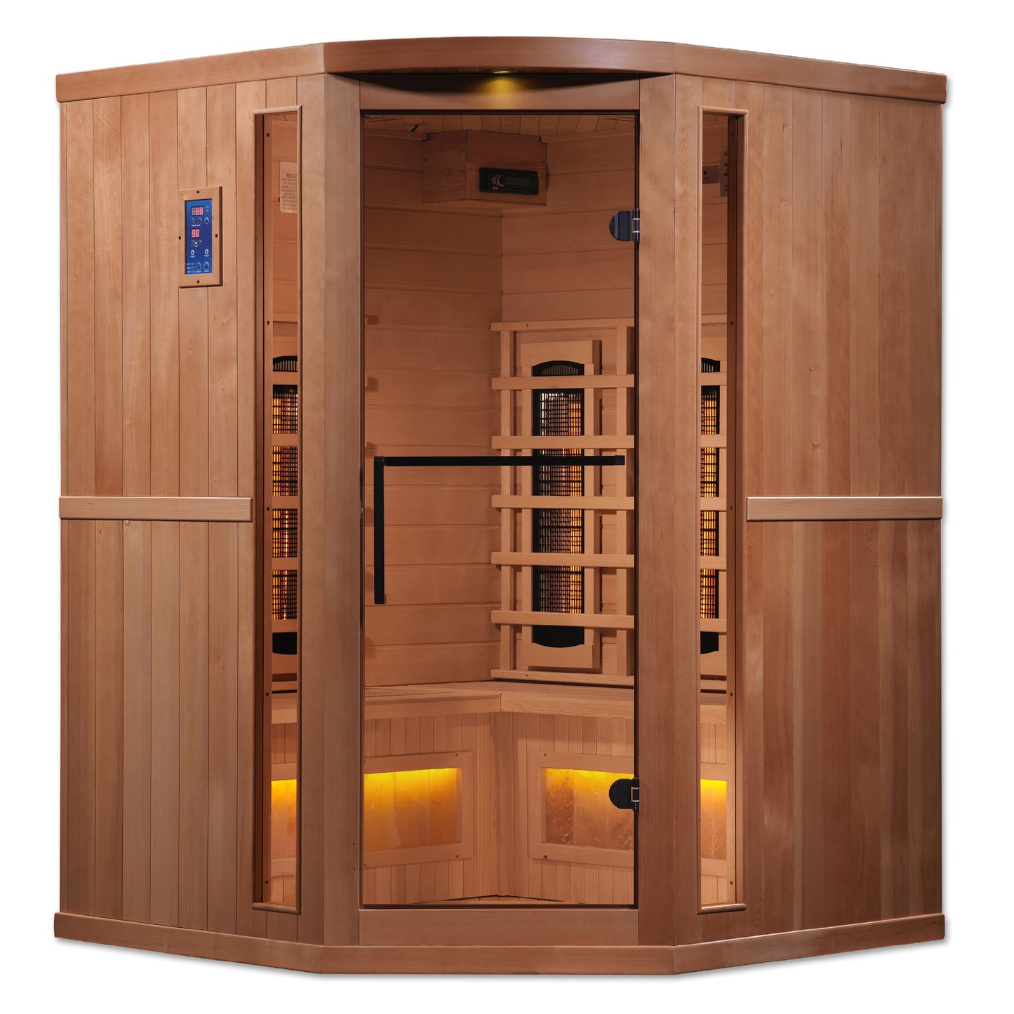 ***Retired in 2024*** Golden Designs "Reserve Edition" 3 Person Full Spectrum with Himalayan Salt Bar (GDI-8035-02)