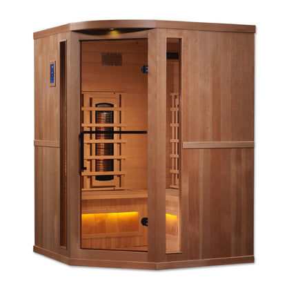 ***Retired in 2024*** Golden Designs "Reserve Edition" 3 Person Full Spectrum with Himalayan Salt Bar (GDI-8035-02)