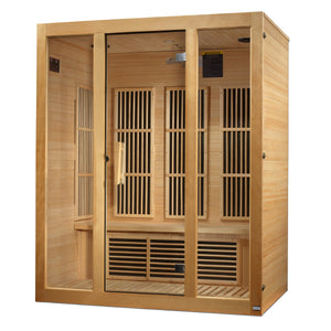
            
                Load image into Gallery viewer, Maxxus &amp;quot;Bellevue&amp;quot; 3 person Low EMF FAR Infrared Sauna Canadian Hemlock
            
        