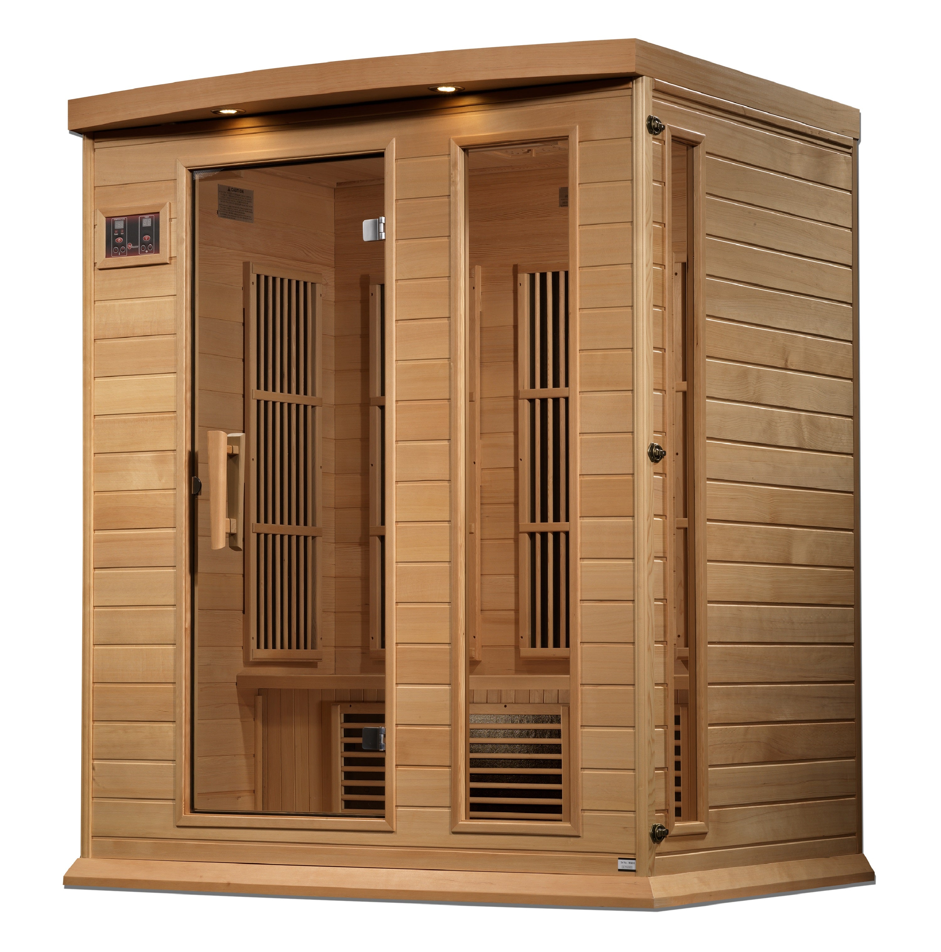 Maxxus 3 Person Near Zero EMF FAR IR Sauna (MX-K306-01-ZF HEM