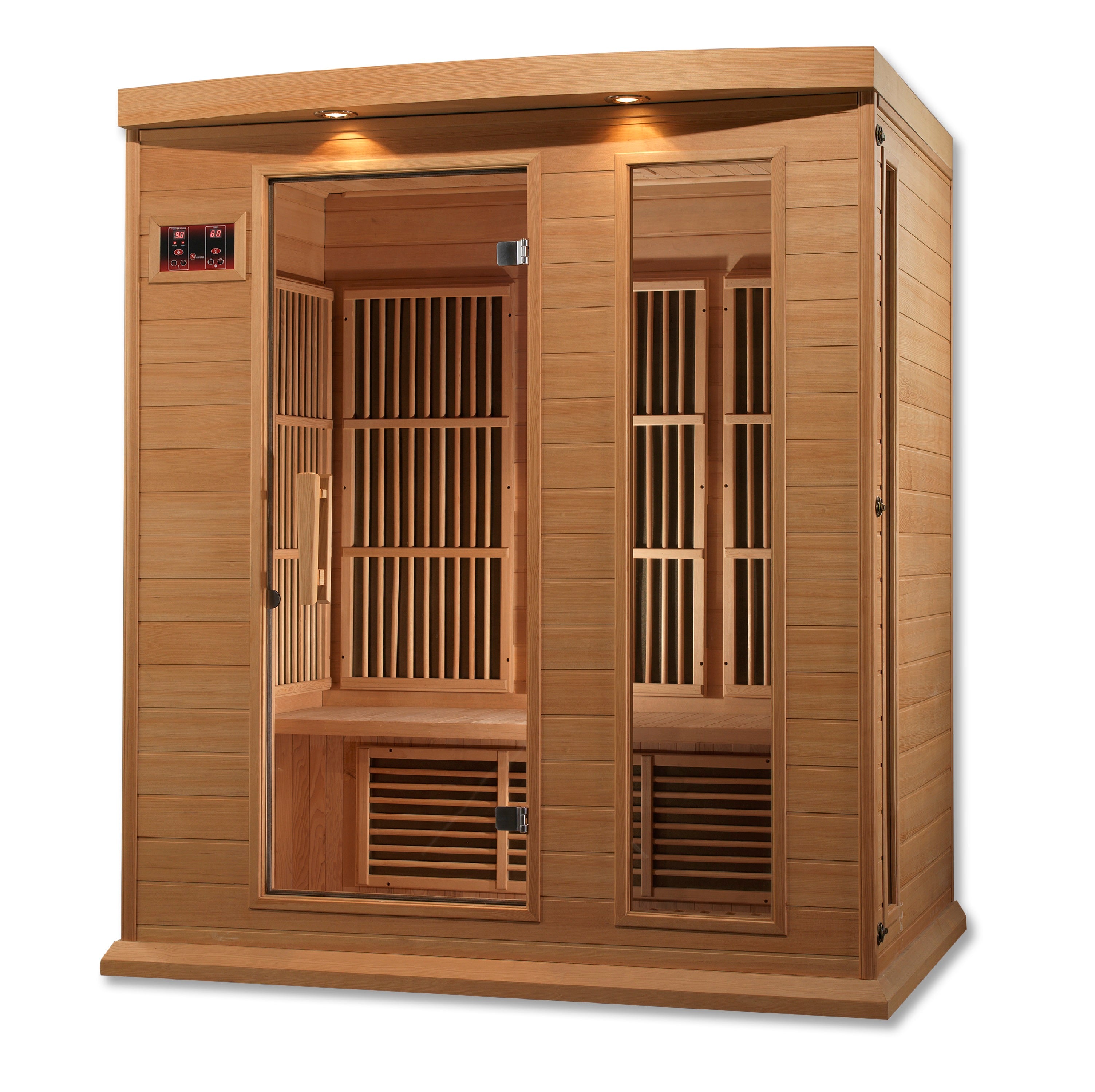Maxxus 3 Person Low EMF FAR IR Sauna (MX-K306-01) – Golden Designs