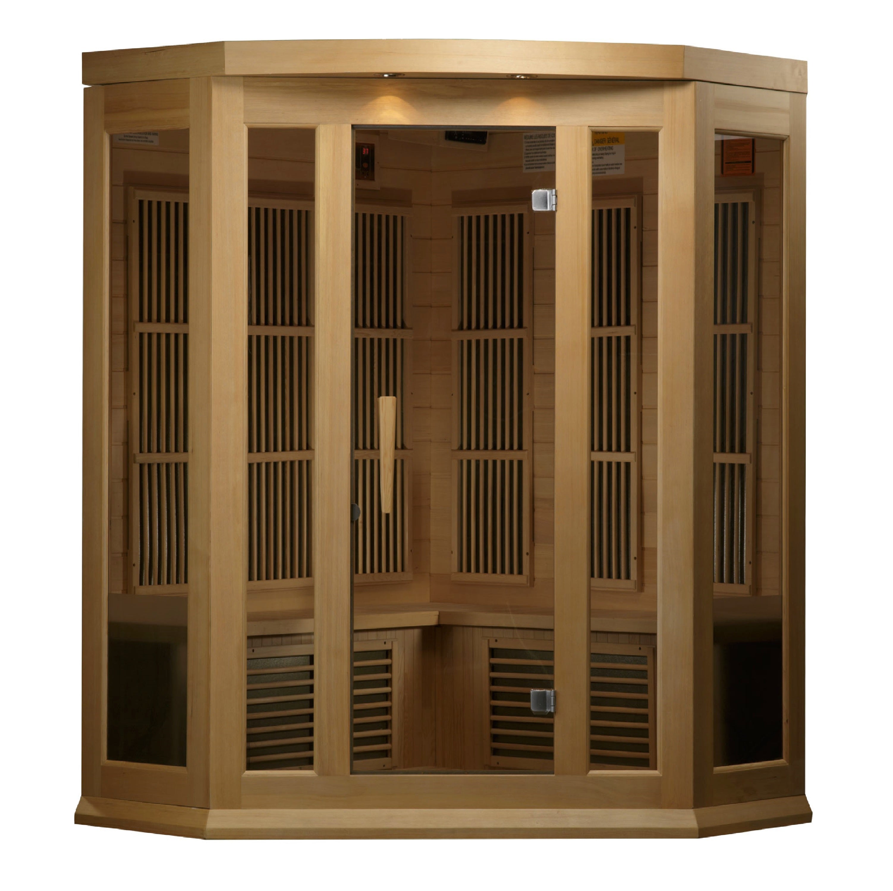 Maxxus 3 Person Low EMF FAR IR Sauna (MX-K356-01) – Golden Designs