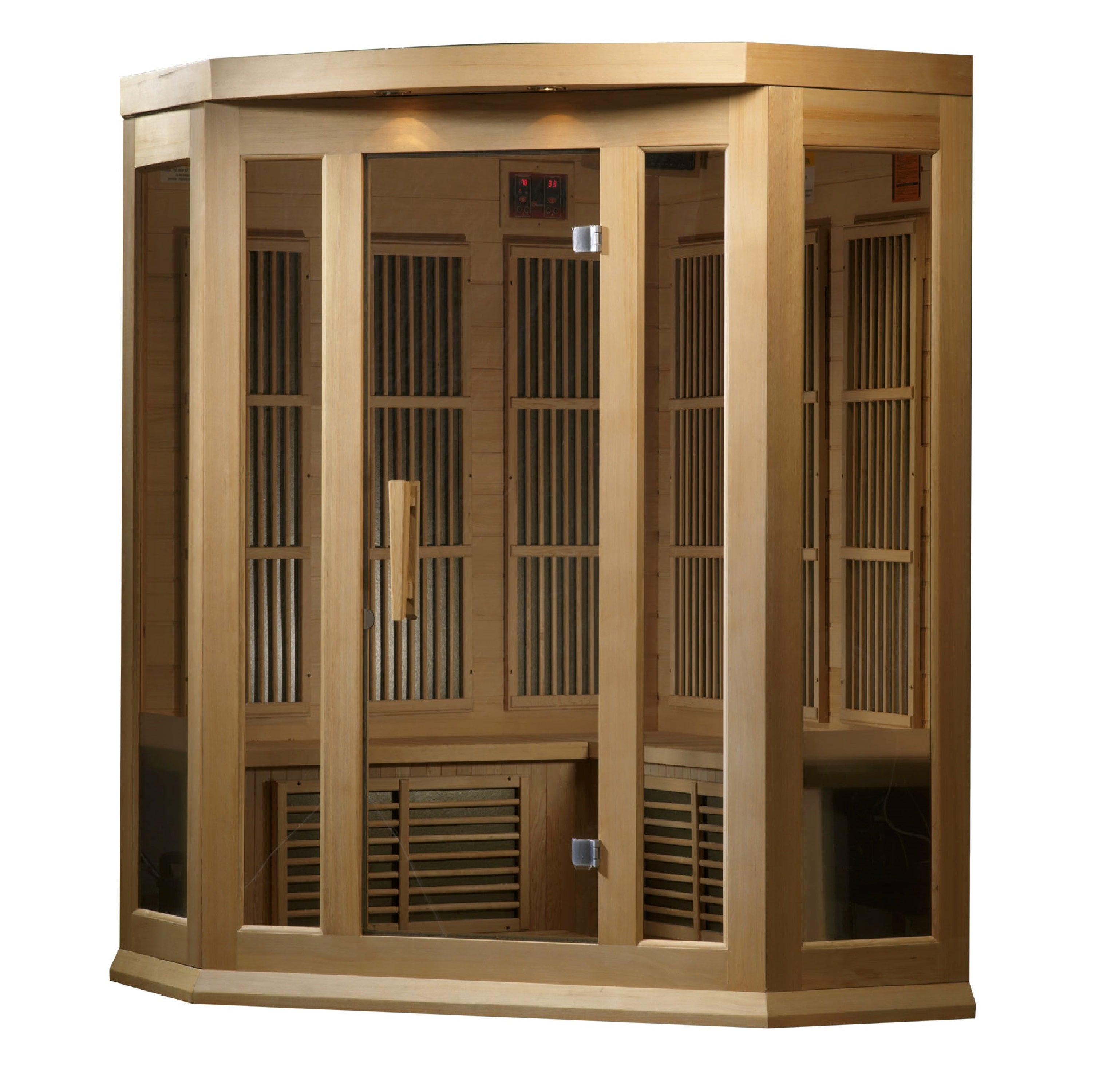 Maxxus 3 Person Low EMF FAR IR Sauna (MX-K356-01) – Golden Designs