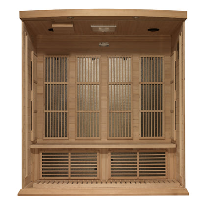 Maxxus 4 Person Near Zero EMF FAR IR Sauna (MX-K406-01-ZF HEM)