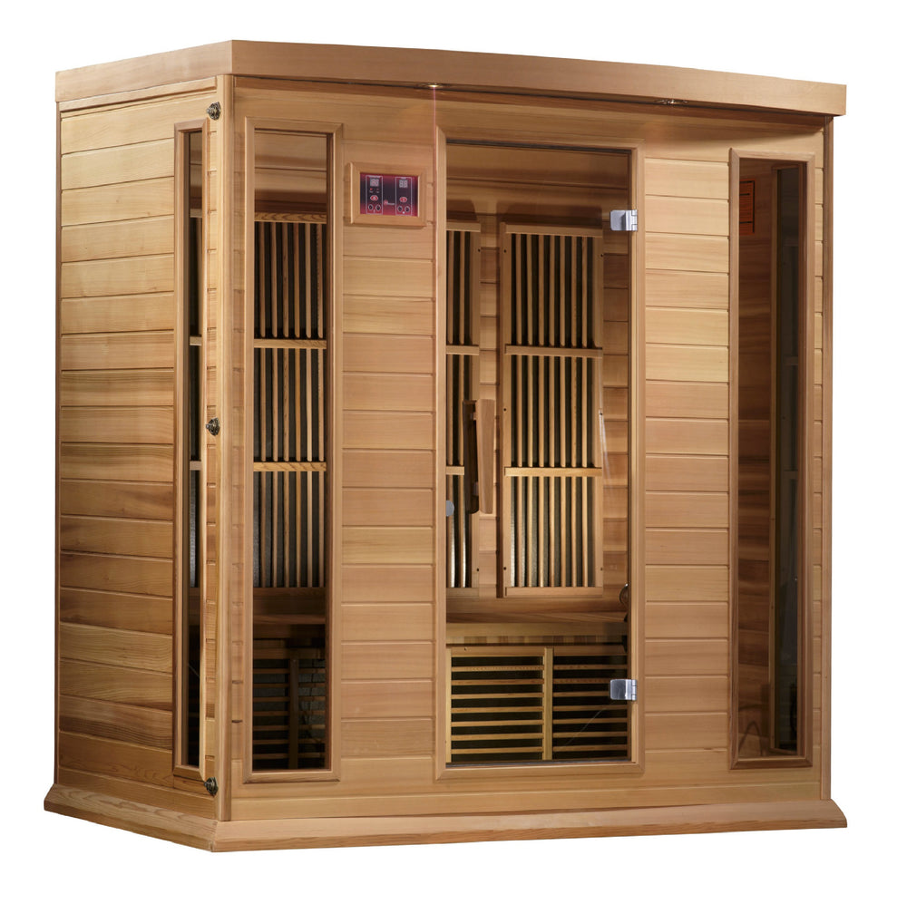 
            
                Load image into Gallery viewer, MX-K406-01 Maxxus Low EMF FAR Infrared Sauna Canadian Red Cedar
            
        