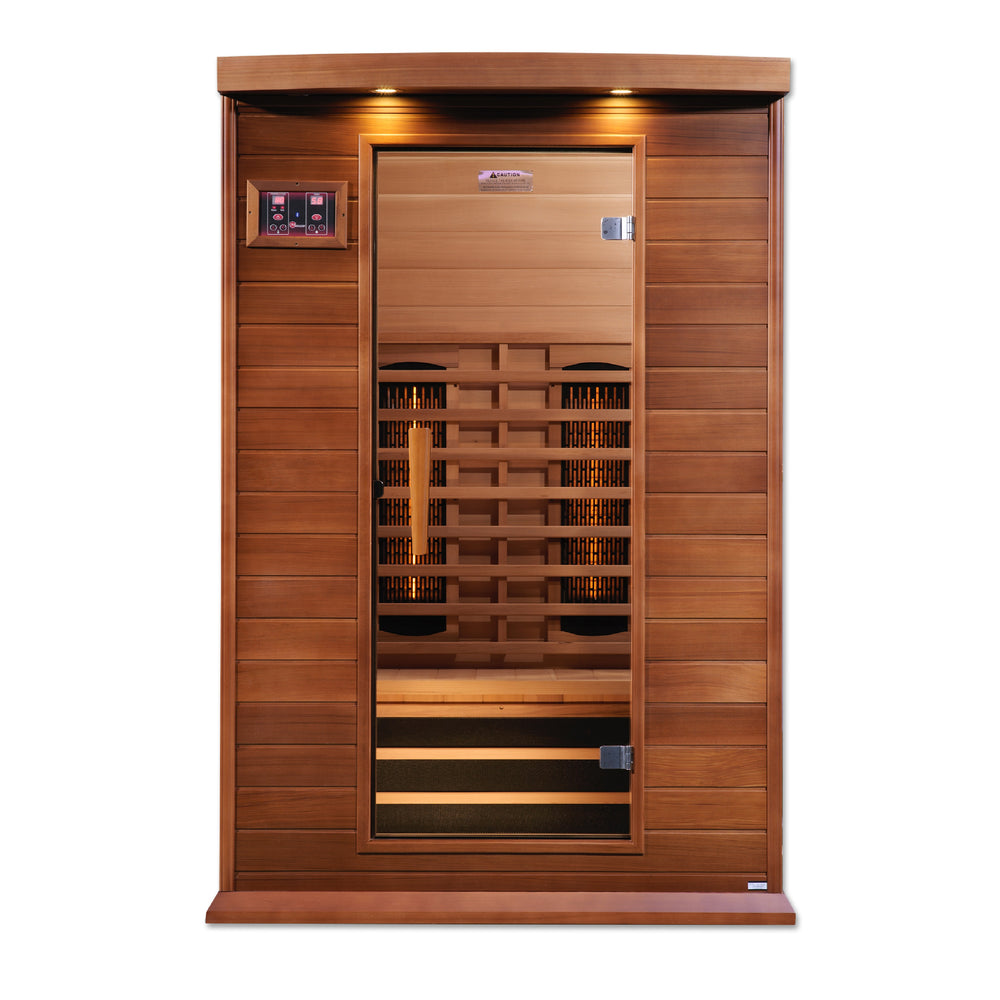 
            
                Load image into Gallery viewer, ***New 2021 Model*** Maxxus 2 Person Full Spectrum Infrared Sauna - Canadian Red Cedar
            
        