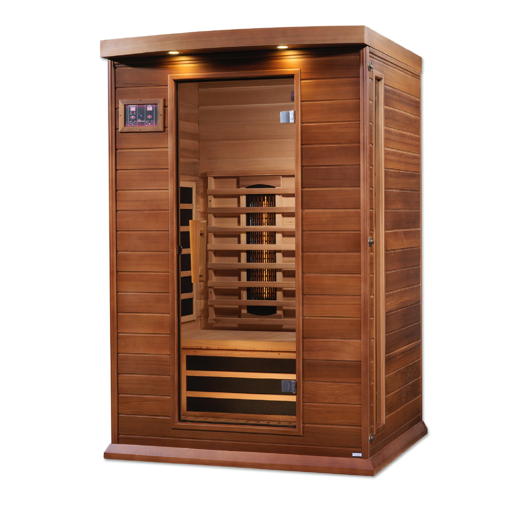 
            
                Load image into Gallery viewer, ***New 2021 Model*** Maxxus 2 Person Full Spectrum Infrared Sauna - Canadian Red Cedar
            
        