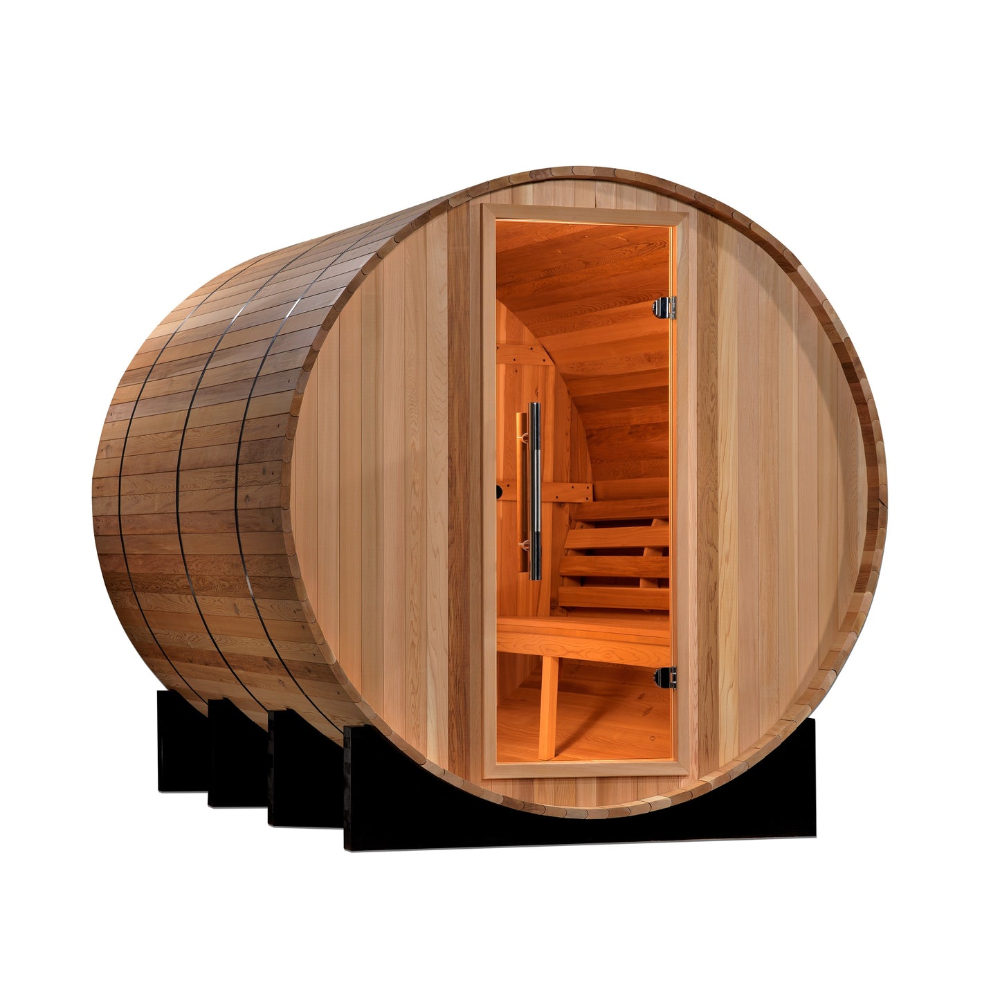 ***Retired in 2025***  2022 Golden Designs "Marstrand" 6 Person Barrel Traditional Steam Sauna (GDI-SJ-2006-CED)