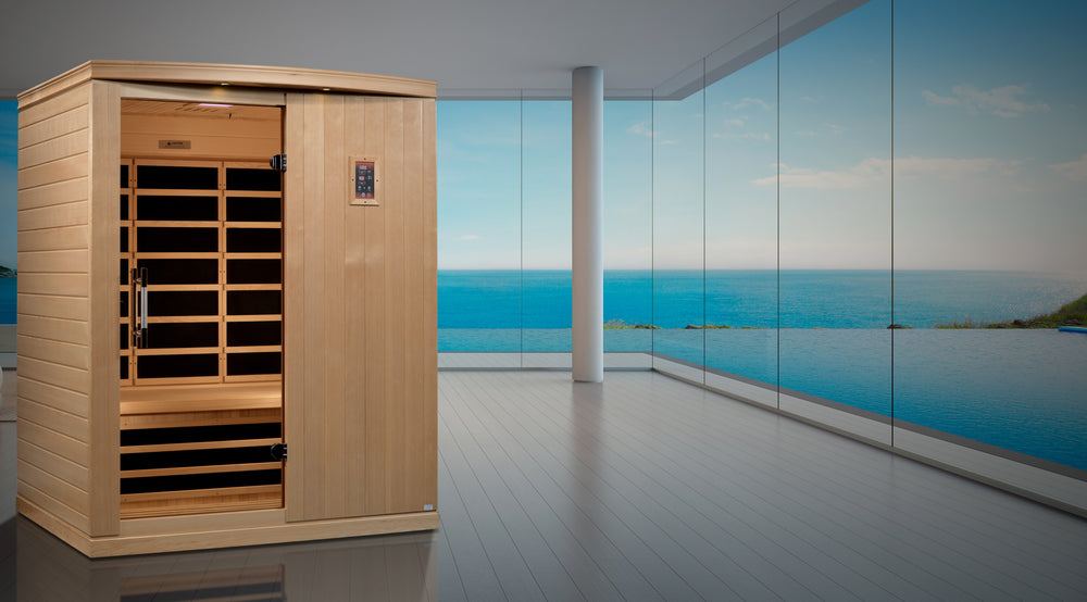 
            
                Load image into Gallery viewer, Madrid Elite 3 Person Ultra Low EMF FAR Infrared Sauna
            
        